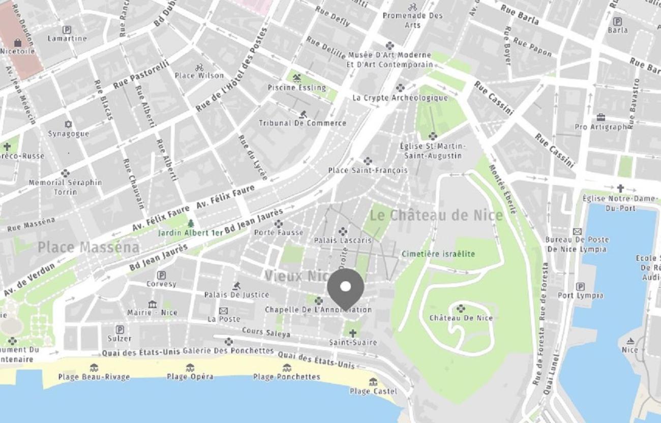 Riviera - Sea View - Amazing Large 3 Bedrooms With Sea View Ac - Old Town- Promenade Des Appartement
